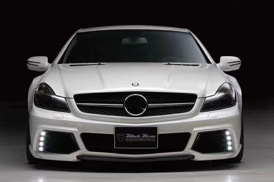 Für Mercedes SL R230 Widebody Kit SL R230 Upgraded WD Style Vorder- und Rückstoßfänger Spoiler Widebody Kit