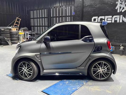 Für Mercedes SMART Kohlenstofffaser-Körper-Kit SMART Upgrades MSY-Stil Kohlenstofffaser Front Lippendiffuser Spoiler Widebody Kit