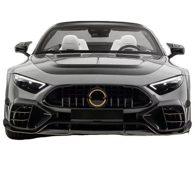 für Mercedes SL63 Carbon Fiber Body Kit SL63 Upgraded MSY Stil Carbon Fiber Vorderlip Diffuser Spoiler Breitkörper-Kit