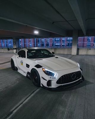 Für Mercedes AMG GT Carbon Fiber Widebody Kit AMG GT Upgraded CBE Style Front Lip Diffuser Spoiler Widebody Kit