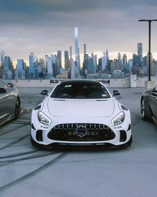 Für Mercedes AMG GT Carbon Fiber Widebody Kit AMG GT Upgraded CBE Style Front Lip Diffuser Spoiler Widebody Kit