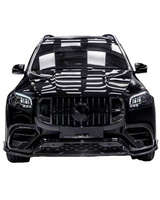 Für Mercedes X167 GLS450 Kohlenstofffaserkörper-Kit GLS Upgrade BS Style Vorderlip Diffuser Spoiler Widebody Kit
