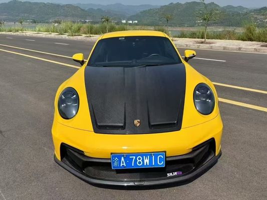 Porsche 992 Karbonfaserkörper Kit 992 GT3-Stil Vorder- und Rückstoßstange Seitenrock Spoilerkapuze